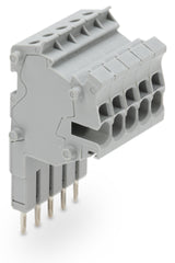 WAGO Reihenklemmenverbinder 0,25-2,5qmm Serie 2001 2001-555 18A 5p 5p/ohne PE