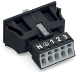 WAGO Gerätebuchse 5p ger Snap/schraub Serie 890 890-705/006-000 Federzug 400V
