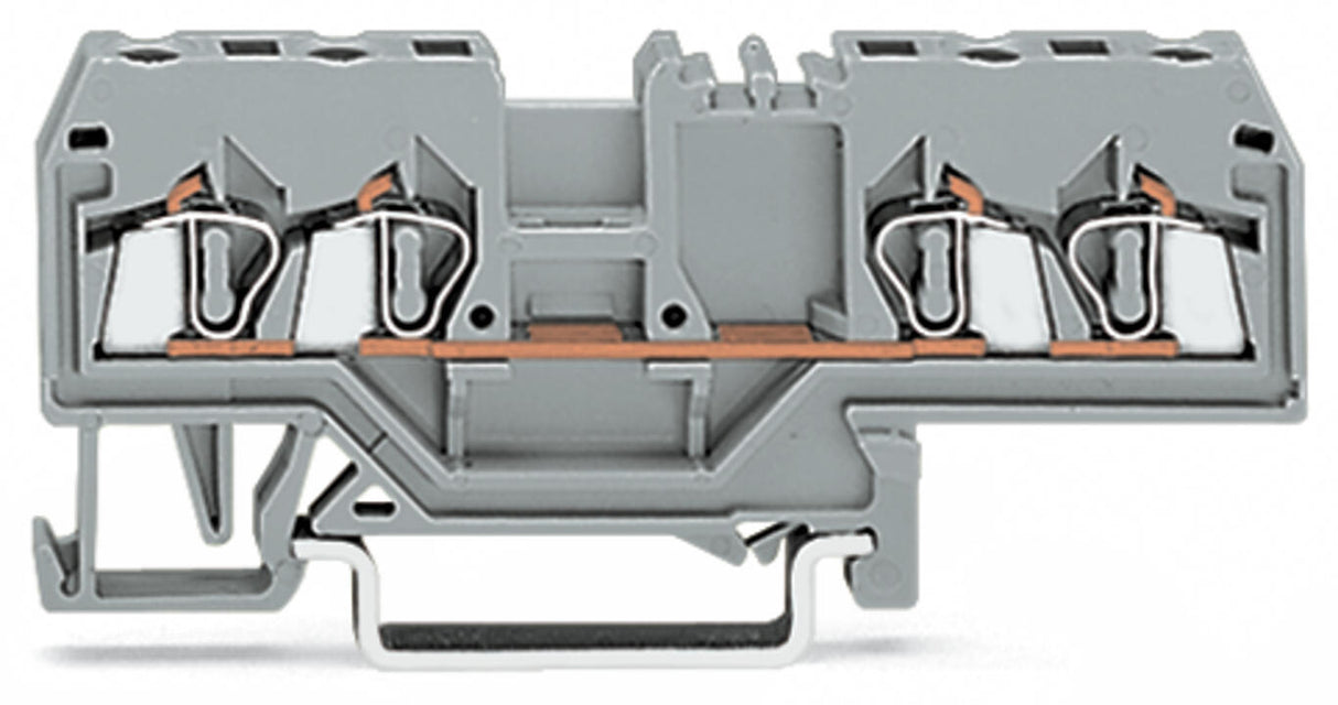WAGO Reihenklemme 0,08-2,5qmm 1Etage 4kl Serie 280 280-634 bl 20A TS35