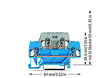 WAGO Reihenklemme 2Etagen 2kl gr/bl 10A Serie 280 280-531 TS35
