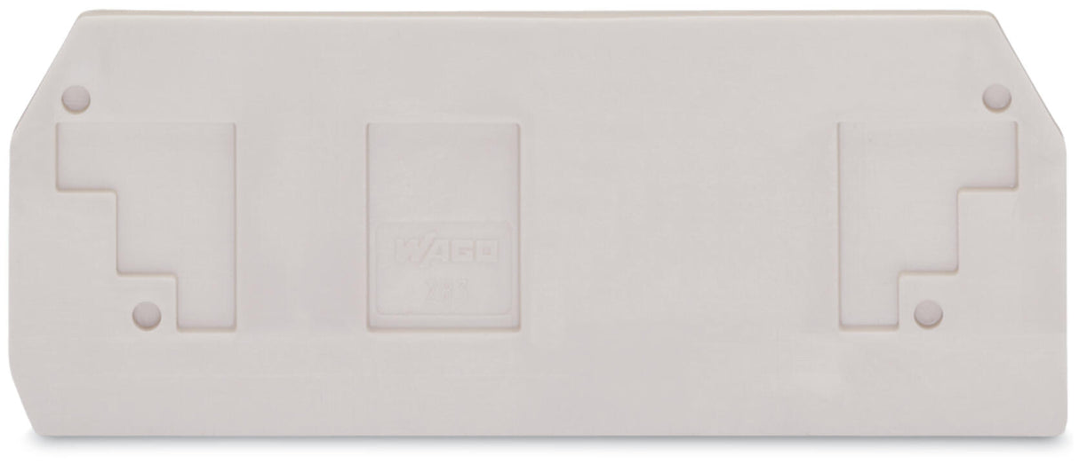 WAGO Abschl/Zwischenplatte rastb lgr Serie 283 283-330