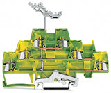 WAGO Schutzleiter-Reihenklemme gn/ge Serie 280 280-597 0,08-2,5qmm 3Etagen