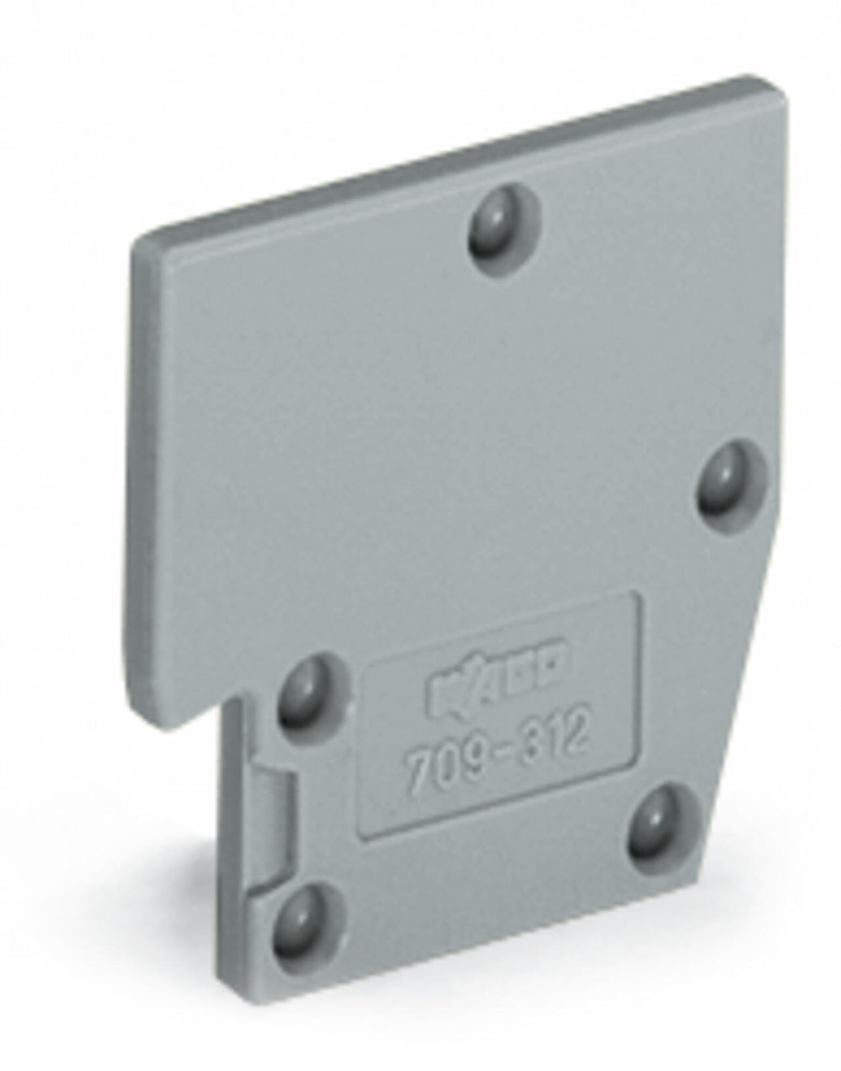 WAGO Abschlussplatte rastb gr Serie 709 709-312