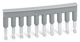 WAGO Querverbinder 10p gr steckb isol Serie 279 279-490 18A m.Berühr.schutz