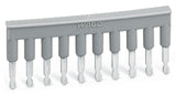 WAGO Querverbinder 10p gr steckb isol Serie 280 280-490 18A m.Berühr.schutz