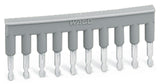 WAGO Querverbinder 10p gr steckb isol Serie 281 281-490 32A m.Berühr.schutz