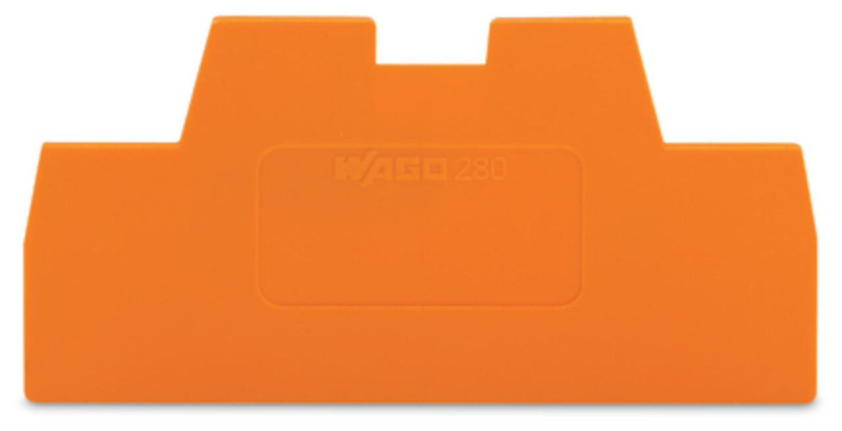 WAGO Abschlussplatte rastb or Serie 280 280-366