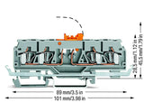 WAGO Trennreihenklemme gr 0,08-2,5qmm Serie 280 280-875 16A 1Etage