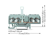 WAGO Trennreihenklemme gr 0,08-2,5qmm Serie 280 280-685 10A 1Etage