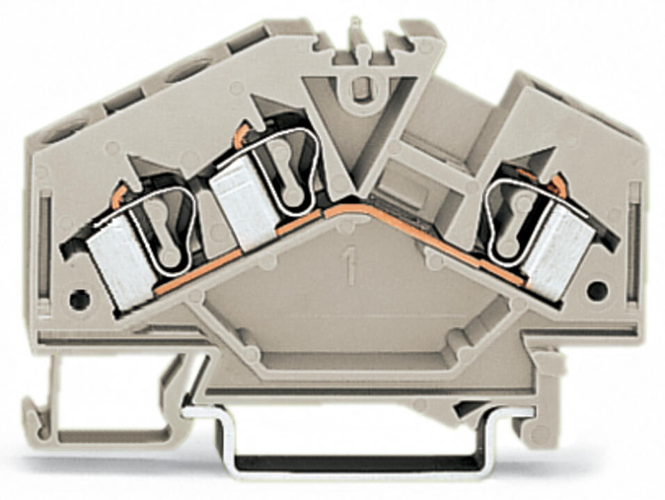 WAGO Reihenklemme 1Etage 3kl lgr 30A Serie 281 281-998 TS35