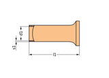 WAGO Aderendhülse 0,75qmm 8mm Cu Serie 216 216-102 Standard verzinnt