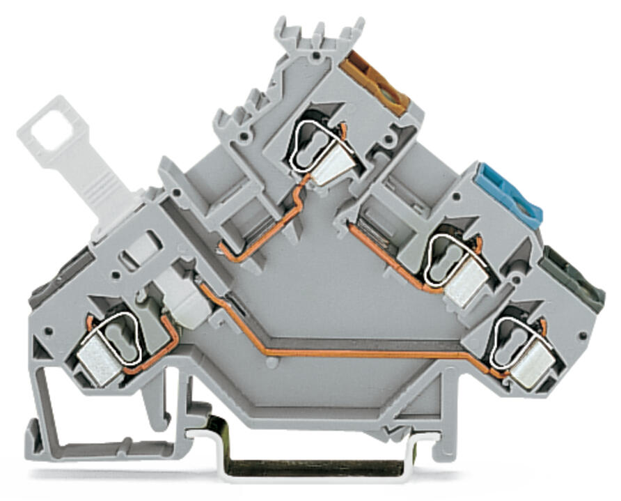 WAGO Initiator/Aktor-Klemme 3Etagen 10A Serie 280 280-563 0,08-2,5qmm Trennf
