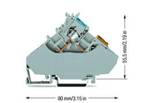 WAGO Initiator/Aktor-Klemme 2Etagen 20A Serie 280 280-567 0,08-2,5qmm