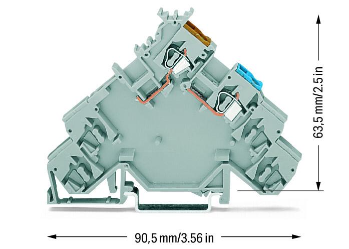 WAGO Initiator/Aktor-Klemme 2Etagen PNP Serie 280 280-584/281-483 0,08-2,5qmm