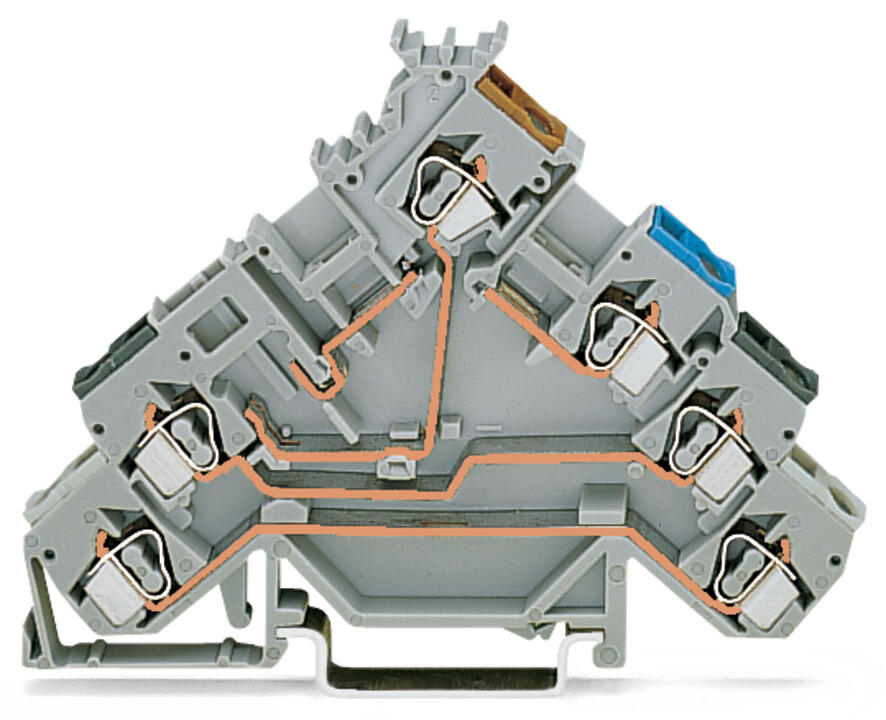 WAGO Initiator/Aktor-Klemme 4Etagen 5A Serie 280 280-588/280-323 0,08-2,5qmm