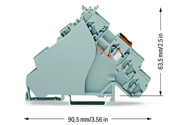WAGO Initiator/Aktor-Klemme 1Etage 20A Serie 280 280-515 0,08-2,5qmm