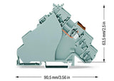 WAGO Initiator/Aktor-Klemme 1Etage 20A Serie 280 280-515 0,08-2,5qmm