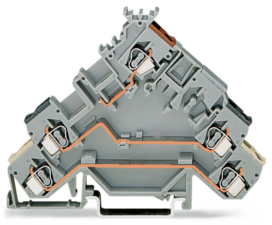 WAGO Initiator/Aktor-Klemme 3Etagen 20A Serie 280 280-583 0,08-2,5qmm