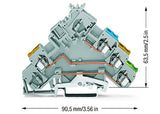 WAGO Initiator/Aktor-Klemme 3Etagen 20A Serie 280 280-572/281-420 0,08-2,5qmm