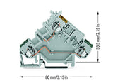 WAGO Initiator/Aktor-Klemme 2Etagen 20A Serie 280 280-555 0,08-2,5qmm
