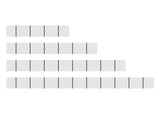 WAGO Klemmenmarkierung ws RM=5mm unbedr Serie 757 757-081 horiz/vert