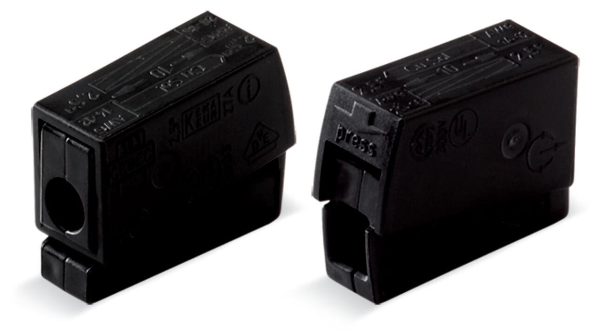 WAGO Leuchtenklemme 2f 400V 24A sw Serie 224 224-104 0,5-2,5qmm 0,5-2,5qmm