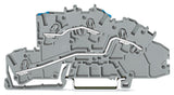 WAGO Installationsklemme 32A 0,25-4qmm Serie 2003 2003-7649 2pot gr Federzug
