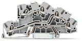 WAGO Installationsklemme 32A 0,25-4qmm Serie 2003 2003-7645 3pot gr Federzug