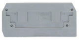 WAGO Abschl/Zwischenplatte rastb gr Serie 284 284-325