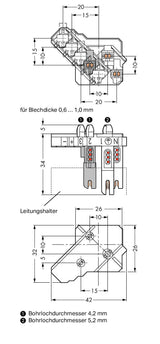 WAGO Steckverbinder Gebäude Buchse Serie 267 267-166