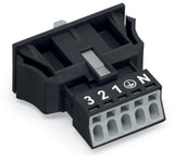 WAGO Gerätestecker 5p ger Snap/schraub Serie 890 890-715 Federzug 400V 13A hfr