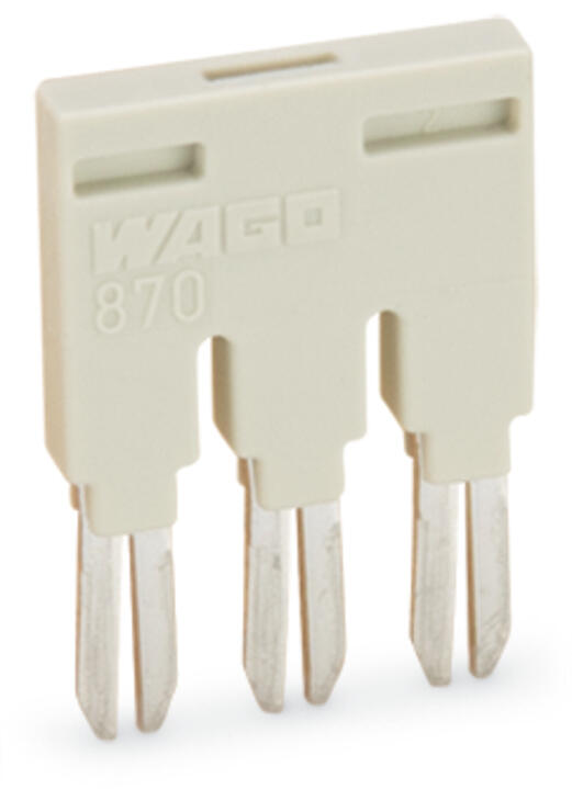 WAGO Querverbinder 6p steckb isol 18A Serie 870 870-406 m.Berühr.schutz