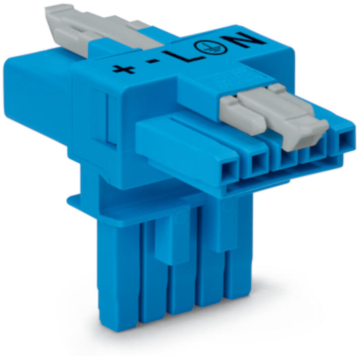 WAGO T-Verteiler PA 5Eing 5p 10Ausg 400V Serie 890 890-617 16A IP20 hfr