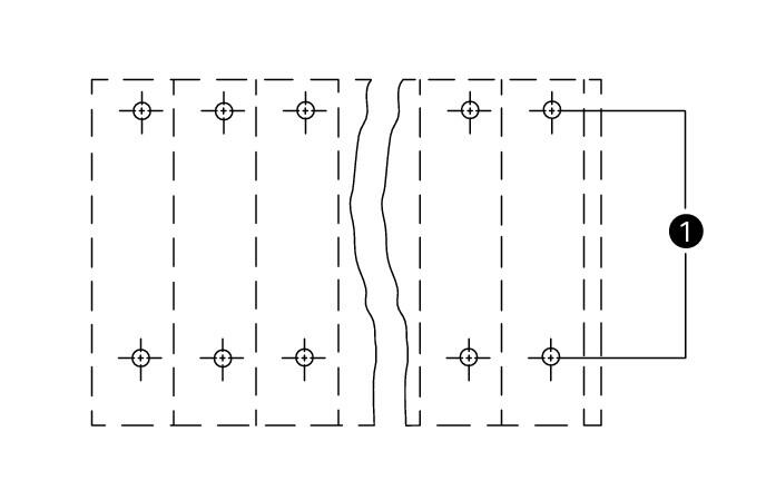 WAGO Printklemme 12f 2re gn RM=5 Serie 736 736-107/000-016 Federzug/Löt