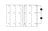WAGO Printklemme 24f 3re or RM=10,16 Serie 737 737-808 Federzug/Löt