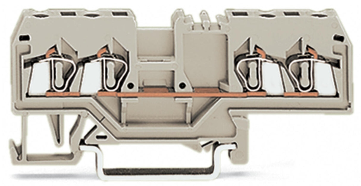 WAGO Reihenklemme 1Etage 4kl lgr 20A Serie 280 280-999 TS35