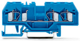 WAGO Reihenklemme 0,08-4qmm 1Etage 3kl Serie 281 281-684 bl 32A TS35