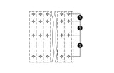 WAGO Printklemme 16f 4re or RM=5,08 Serie 738 738-304 Federzug/Löt