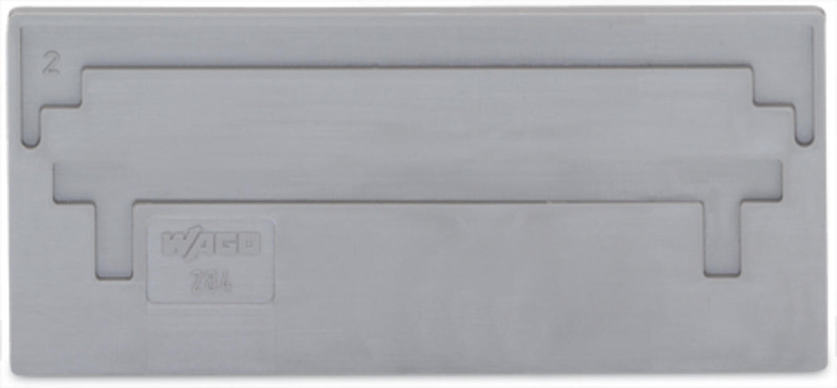 WAGO Zwischenplatte rastb gr Serie 284 284-326