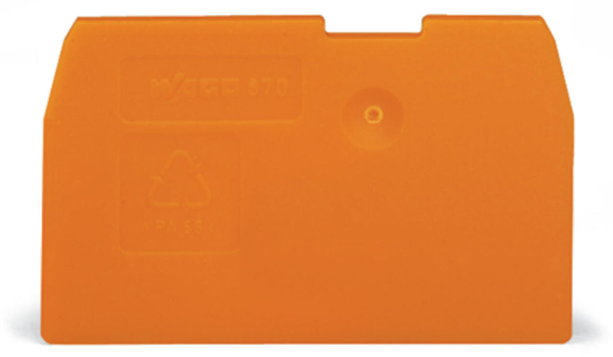 WAGO Abschl/Zwischenplatte rastb gr Serie 870 870-933