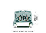 WAGO Reihenklemme 0,08-2,5qmm 1Etage 4kl Serie 264 264-731 gr 24A TS35