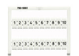 WAGO Klemmenmarkierung bl RM=5mm 1-10 Serie 793 793-5502/000-006 horiz