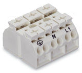 WAGO Klemmleiste 0,5-4qmm 28A 3p 36mm ws Serie 862 862-1693/999-950 Thermopl