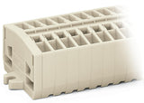 WAGO Klemmleiste 0,08-2,5qmm 24A 10p lgr Serie 264 264-140 Thermopl 76mm