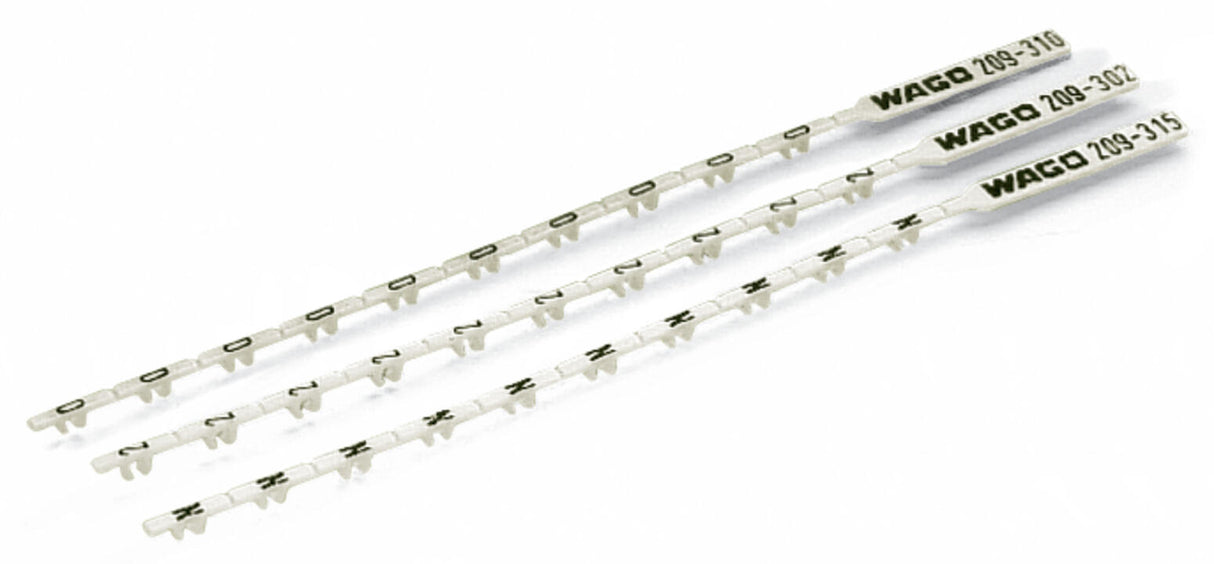 WAGO Klemmenmarkierung ws RM=9,5mm X Serie 209 209-320 horiz