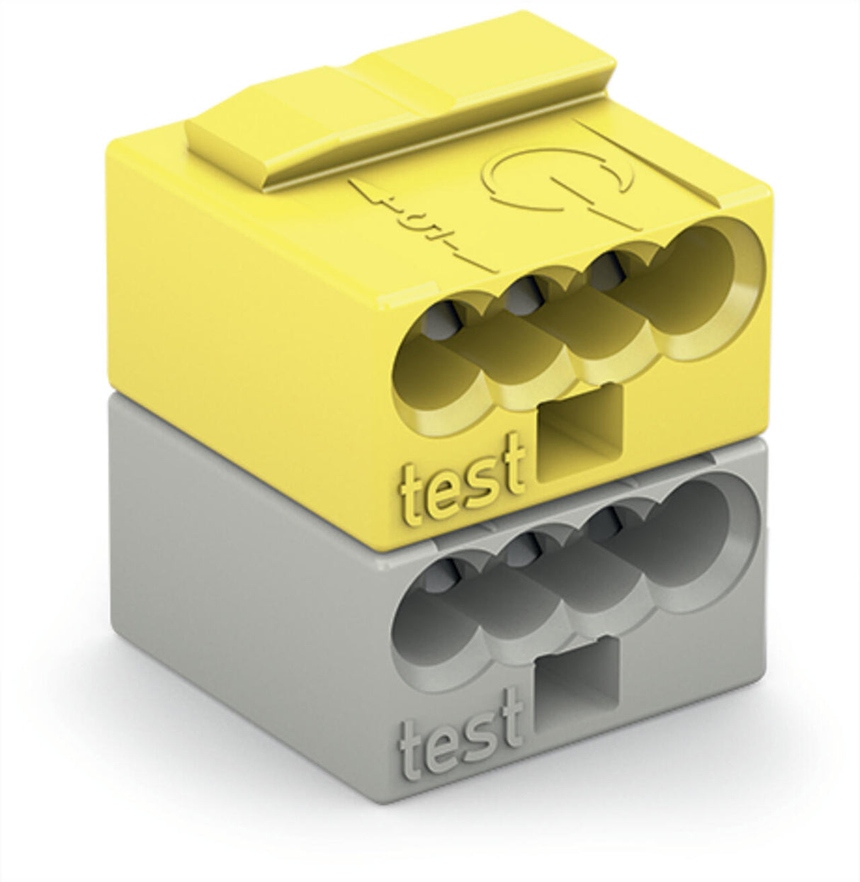 WAGO Steckklemme 8f 100V 6A lgr/ge Serie 243 243-212 f.Massivleit