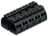 WAGO Klemmleiste 0,5-4qmm 32A 5p 60mm sw 862-505/999-950 Thermopl Federzug