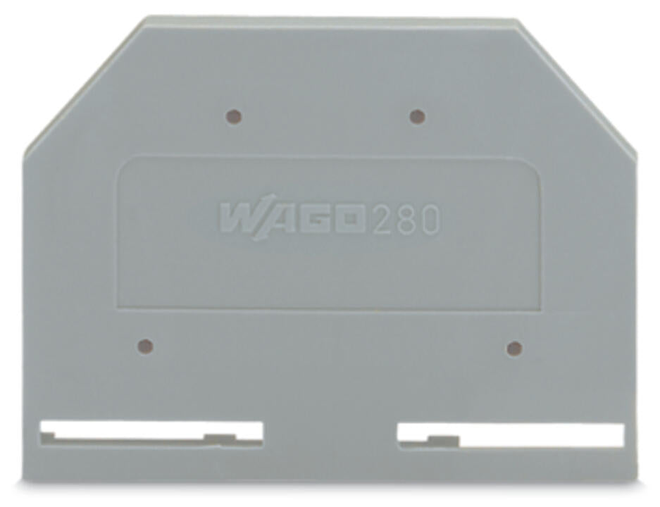 WAGO Abschl/Zwischenplatte rastb gr Serie 280 280-301