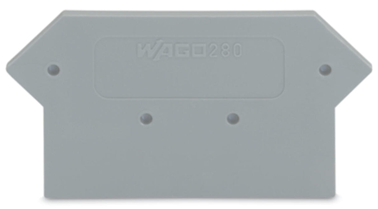 WAGO Abschl/Zwischenplatte rastb gr Serie 280 280-330