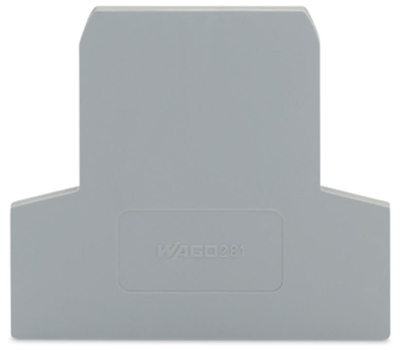 WAGO Abschl/Zwischenplatte rastb gr Serie 281 281-311